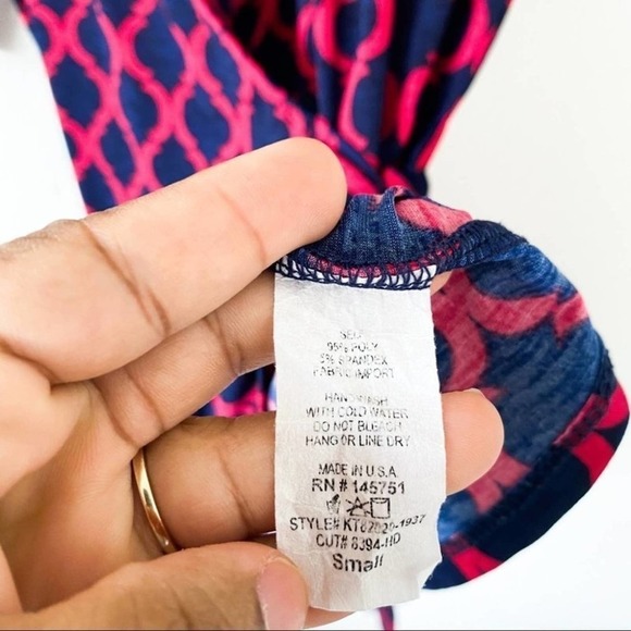 41 Hawthorn Stitch Fix Blue Faux Wrap Blouse S Small - Picture 10 of 10